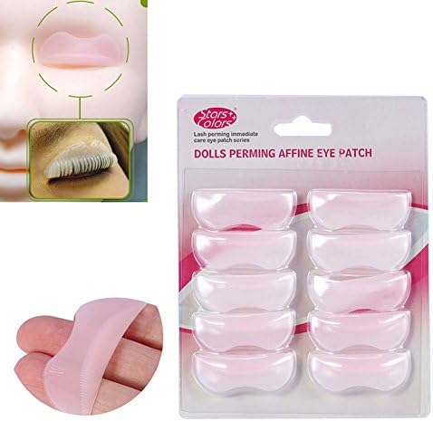 5 Pair Silicone Eyelash Perming Curler Shield Pads