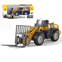 Geminismart Die-cast Articulated Road Roller Engineering Vehicle Construction Models Toys for Kids (Forklife)