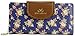 ETIAL Women's Vintage Floral Zip Wallet Faux Leather Card Holder