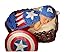 CX-Queen Baby Photography Prop Costume Crochet Knitted Captain America Outfit Blue