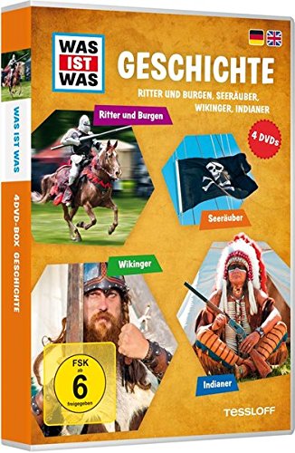 Was ist was: Geschichte - Ritter und Burgen, Seeräuber, Wikinger, Indianer [4