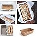 Monfish Loaf Bread Pan open top 9 inch Rectangle loaf pan for baking bread carbon steel non stick loaf cake pan (9.5x5.75x2.6inch)