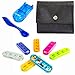 OVEO Pill Organizer Box Weekly Case with Pill Splitter Cutter - Medicine Dispenser - Holder –Large Medication Reminder with Black Leather Carrying Case