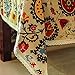 Bringsine Vintage Tablecloth,Linen Washable Dinner Picnic Table Cloth,Floral Sunflowers Pattern Boho,Table Cover for Party(Square, 36 x 36 Inch)