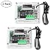 2PCS Temperature Controller Module with Case, XH W1209 Display Digital Thermostat Module with Waterproof NTC Probe -50~110℃ Electronic Temperature Temp Control Module Switch primary