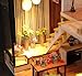 Flever® Dollhouse Miniature DIY Music House Kit Manual Creative with Furniture for Romantic Artwork Gift (Romantic Nordic)