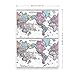 Journo Vintage Wrapping Paper Sheets – Travel Gift Wrap with Old World Map Design, 5 Large Gift Wrap Sheets, Premium Map Wrapping Paper for Birthdays & Holidays, 27 x 39 Inches