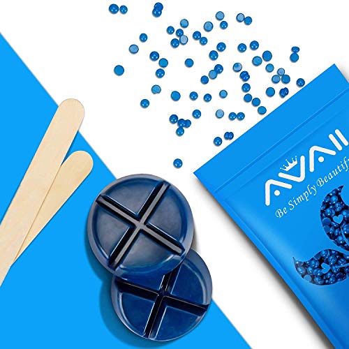 Home Waxing Warmer Kit, AVAII Hair Removal Brazilian Bikini Hard Wax Target for Eyebrows Lip Facial Legs Women Men