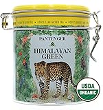 Green Tea Organic Loose Leaf -3.5 Oz- Himalayan Green Tea. High Levels of Antioxidants and Amino Acids. USDA Organic Detox Tea from High Altitude Tea Garden.