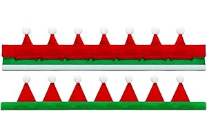 MotiveTech 2 Pieces Christmas Horse Rein Covers, Costume Accessories Xmas Horse Decoration