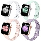 GeekSpark 4 Pack Slim Band Compatible with Apple