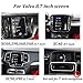 BUENNUS 8.7 Inch Navigation Display Screen Protector for Volvo XC90 2015-2019,S90 2016-2018,V90 2017-2019,XC60/XC40/S60/V60 2019 Sensus Center Touch Screen Tempered Glass Film Cover Anti Scratch