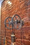 Wall Pulley Light - Double Steel Wheel