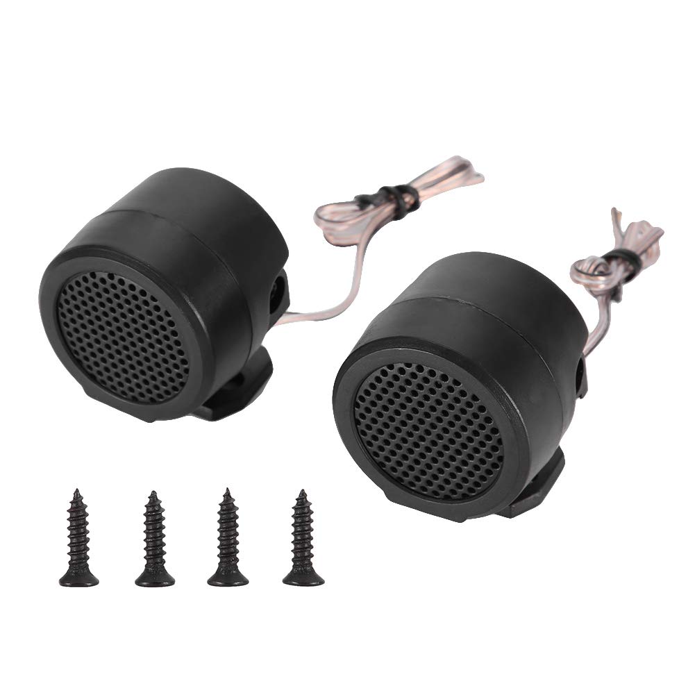 Aramox 1Pair 12V 500W Mini Car Speaker Audio Tweeter,91dB Audio Stereo Speaker Tweeter Loudspeaker Horn Car Accessories