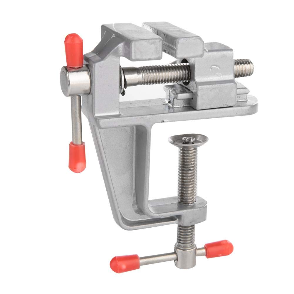 Bench Vise, 360° Rotating Universal Tabletop Clamp for Small Work Crafts Jewelry DIY Repair Tools