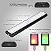 2 Pack Wireless Motion Sensor Night Light SHERRY Under Cabinet Closet LED Lighting Rechargeable Battery Powered Magnetic Strip Lights Stick-on Anywhere Design (Warm White)