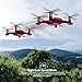 Potensic Mini Drone D10 RC Quadcopter 2.4G 6 Axis with Altitude Hold Function,360° Flip, Headless Mode for Beginners&Kids (Red)