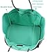 QOGiR Neoprene Multipurpose Beach Bag Tote with Inner Zipper Pocket and Movable Board (Black, Large)