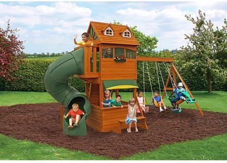Cedar Summit Forest Hill Cedar Wooden Swing Set