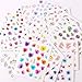 Warm Girl 20pcs Color 3D Flower Design Nail Sticker Decal DIY Nail Art Decoration Kit
