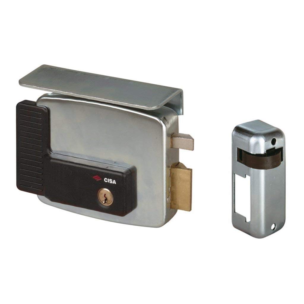 CISA Electric Lock, 12 V, Galvanised, Silver, 11721802, 12 voltsV