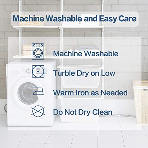 MEROUS Twin Mattress Pad Hypoallergenic Quilted Fitted Cooling Mattress Cover with Deep Pocket (8\