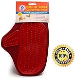 Best of Breed Glove Brush, Feels Great, Prevents Shedding, Gentle & Comfortable, Relaxing Massage, Long & Short Coats, Dog, Cat, Horse, Rabbit, Goat, Pig