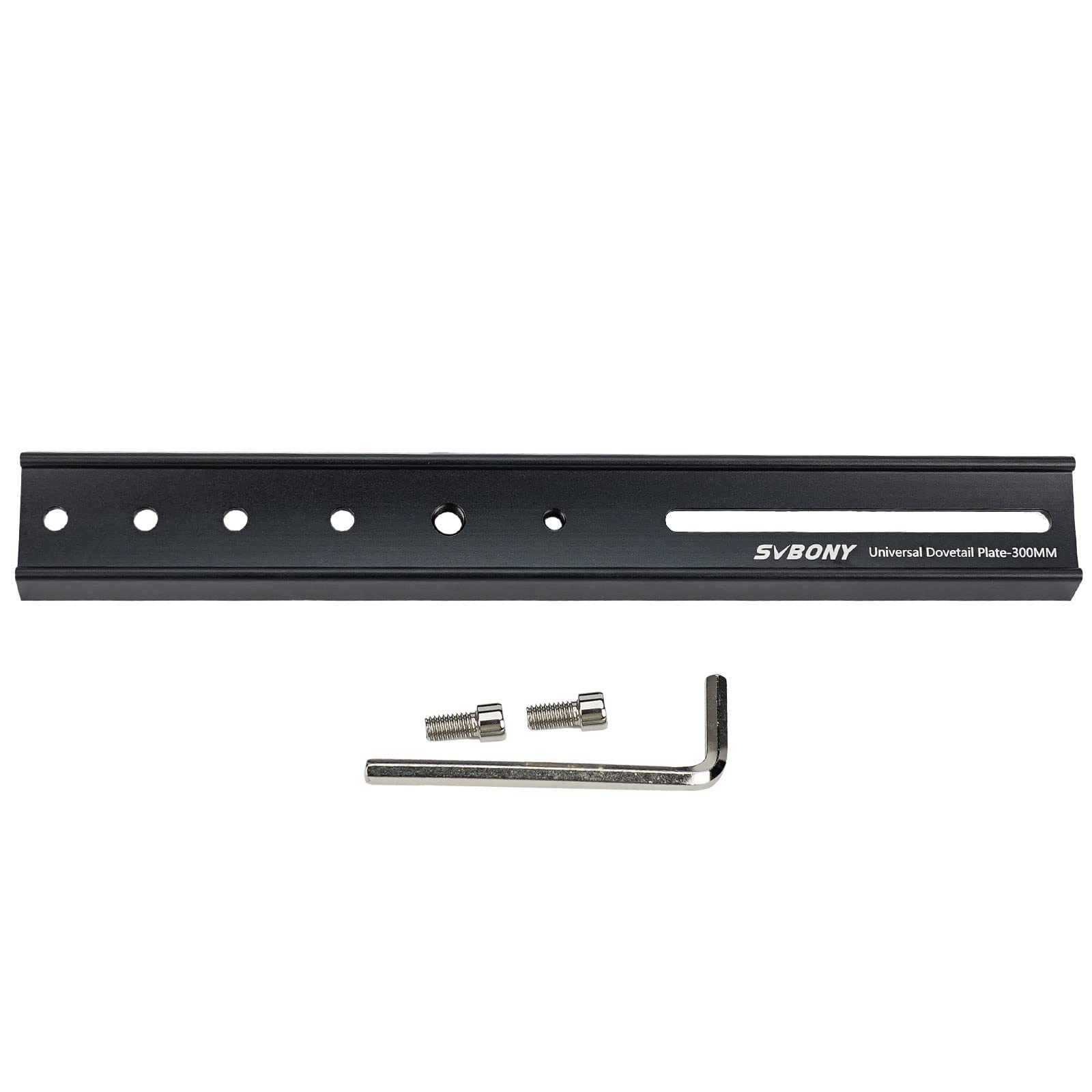Svbony SV219 Universal Dovetail, 300mm Dovetail Mounting Plate Metal Rails Telescope Accessories Compatible with Vixen-Style Saddle