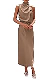 PRETTYGARDEN Women's 2025 Summer Satin Dress
