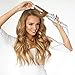 HATTEKER Hair Curler Flat and Curling iron Curling Wand Straightening Iron Professional Ceramic 2 in 1 Straightener Hair Styling With LED Display for Frizzy Curly Thick Hair，Gold/Pink/Black，1 Inch