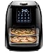 Chefman 6.3 Quart Digital Air Fryer+ Rotisserie, Dehydrator, Convection Oven, 8 Touch Screen Presets Fry, Roast, Dehydrate & Bake, BPA-Free, Auto Shutoff, Accessories Included, XL Family Size, Black primary
