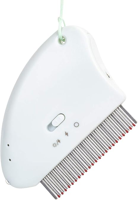 Yiroo Peigne Anti Puces Pour Animaux De Compagnie Peigne Anti Poux En Metal Avec Electronique Eliminer Les Puces Et Les Poux Convient Aux Chats Et Aux Chiens Cyan Amazon Fr Animalerie