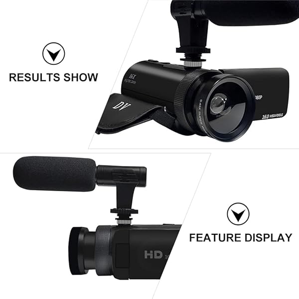 iplusmile Video Camera Camcorder Dv Digital Vlogging Camera Recorder with Microphone 1 Set