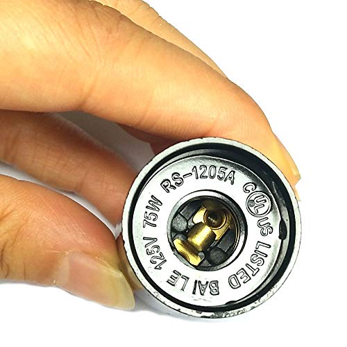 E12 candelabra socket,TWDRTDD Black Keyless Phenolic Candelabra Base