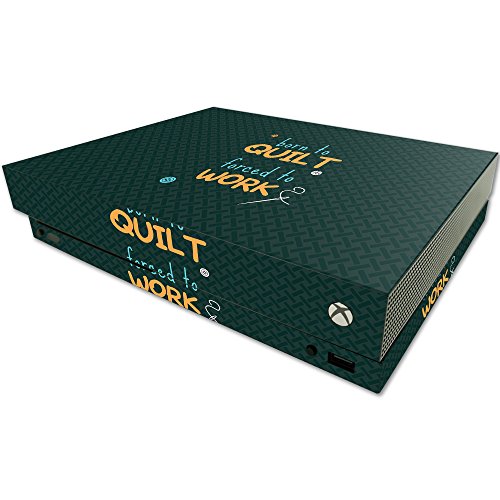 MightySkins Skin Compatible with Xbox One X - Born to Quilt | Protective, Durab…