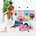 19 PCs Kitchen Appliance Toys with Kitchen, Refrigerator, Pot and Tableware, Pretend Play Set for Kids, Play Kitchen Appliance
