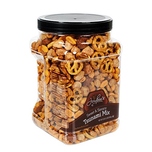 Jaybee's Mixed Nuts Sweet & Savory Tsunami Mix 32 oz - Delicious Tasty Nut Snack for Daily Snack & any Occasion!