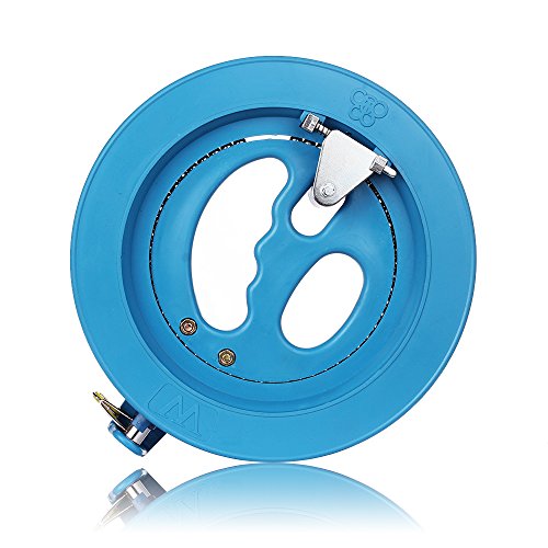 HappyToy Kite Reel Winder Kite String Handle Reel [Lock-on] with Line - 1000ft Durable String (Solid Blue) - Thumbnail 5