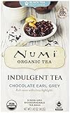 Numi Organic Tea Chocolate Earl Grey, 12-count non-GMO Tea Bags,3 Count