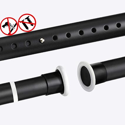 No Drill Needed Curtain Rod 82 161 Inch Extra Long Tension Curtain