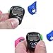 Cosmos® 8 Pcs Case Resettable 5 Digit LCD Electronic Finger Counter Hand Tally (Black, Hot Pink, Green, Blue)