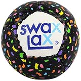 SWAX LAX Lacrosse Training Ball (Confetti) Same Size and Weight as Regulation Lacrosse Ball but Soft - No Rebounds, No Bounce Practice Ball