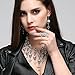 EVBEA Statement Full Finger Rings Fashion Rings for Women(White)