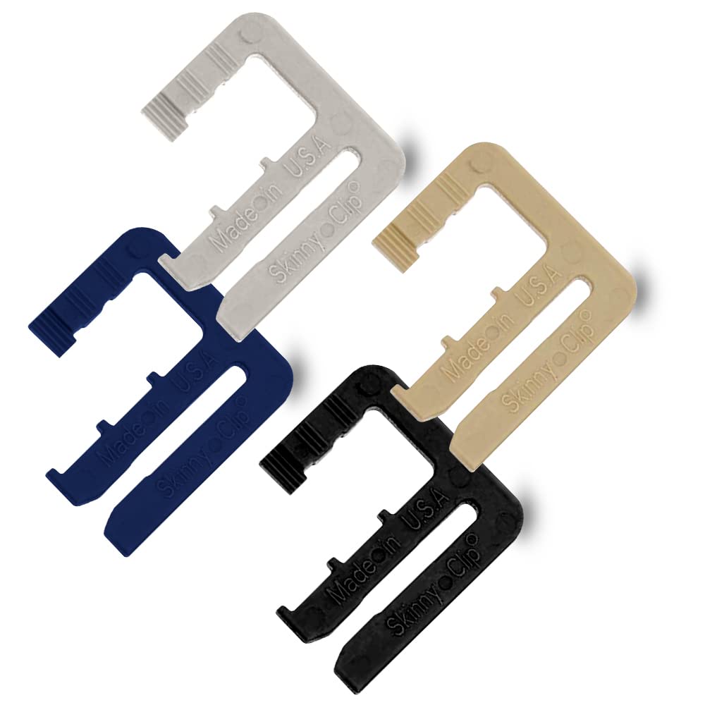 Photo 1 of Skinny Clip Waistband Tightener - Replace Belts For Women & Men Hold Up Your Pants Waist Cinch Adjustable Pant Skirts Shorts Jeans Multicolor 4 Pack