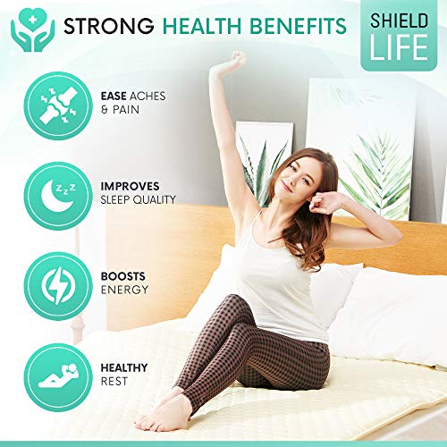Shield Life TheraMat Far Infrared Heated Mattress Pad with 99