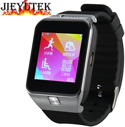 Wintimes GV09 Bluetooth Smart Watch 1.3 M 1.5 inch HD Touch Screen with Anti-lost SMS Sync Pedometer Sleep Monitoring Stopwatch Photograph Function Support SIM/TF Card for iOS,MIUI Android Phone Samsung Sony LG Huawei MI MEIZU BlackBerry HTC-Sliver