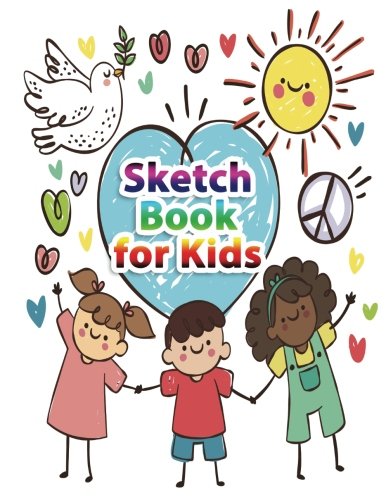 B.O.O.K Sketch Book for Kids: Blank Paper for Drawing, Doodling or Sketching - 100+ Large Blank Pages (8.5