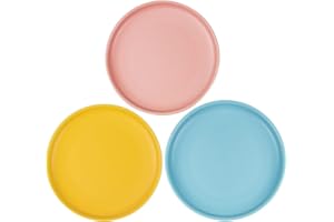 Pawdoer Ceramic Shallow Cat Dish 6 inch, Whisker Fatigue Free Cat Food Bowls, Wide and Small Pet Plate for Kitten and Kitty, Short Legged Munchkin Cat