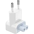 AC Power Adapter to Europe Wall Duck Head(1 Pack),Charge Adapter EU Standard Duck Head Plug for MacBook Pro/MacBook Air/Mac iBook/iPhone/iPod/etc