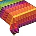 Amscan 573125 Cinco De Mayo Fiesta Flannel-Backed Vinyl Table Cover | Party Tableware 52